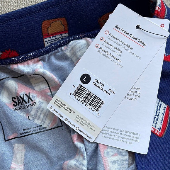 SAXX SNOOZE PANT BUDWEISER WINTER GEAR - Picture 6 of 9